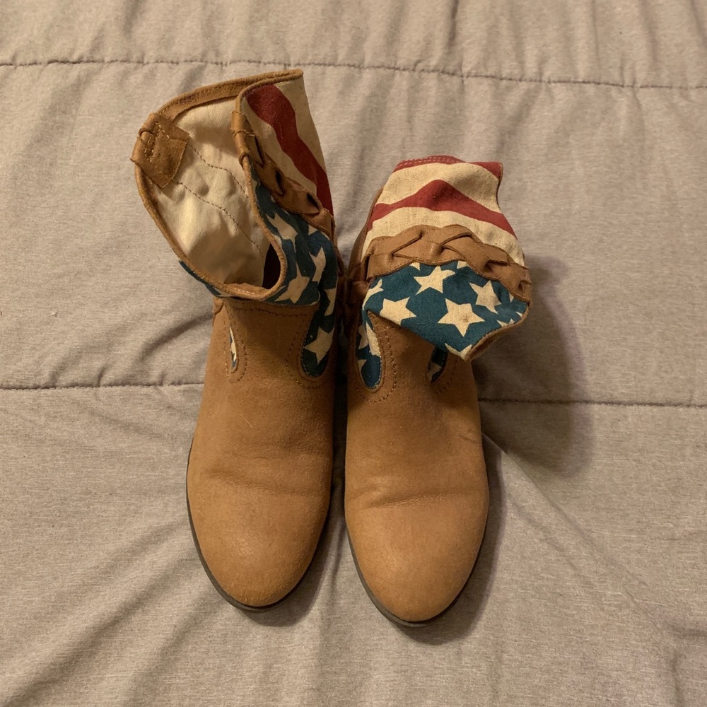 👠2for8👠 american flag boots
